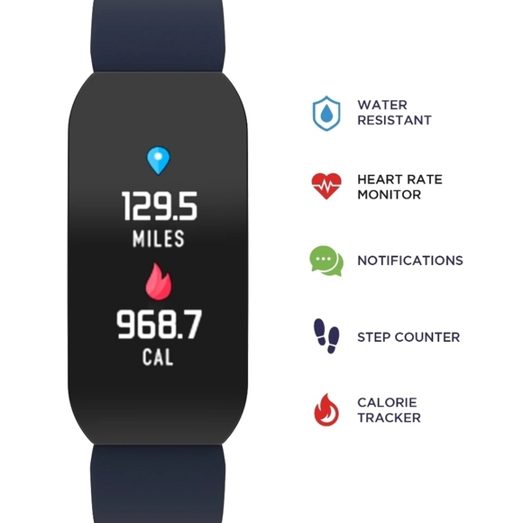 ITECH Active Smartwatch Fitness Tracker, Heart Rate, Step Counter, Sleep Monitor - Picture 2 of 8